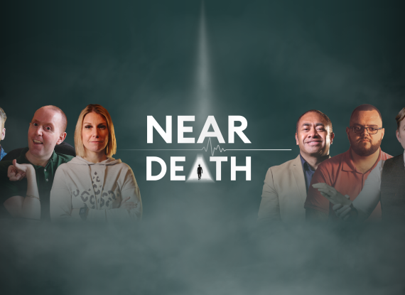 Near Death podcast poster