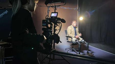 podcast recording
