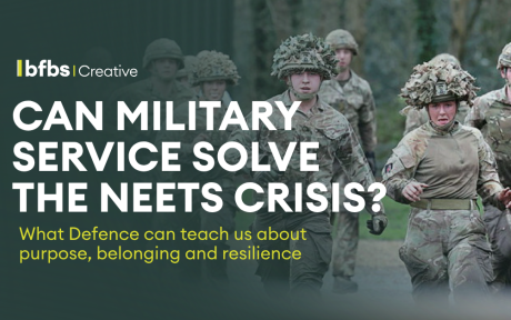 Young Army recruits taking part in resilience training at the Army Training Centre Pirbright.