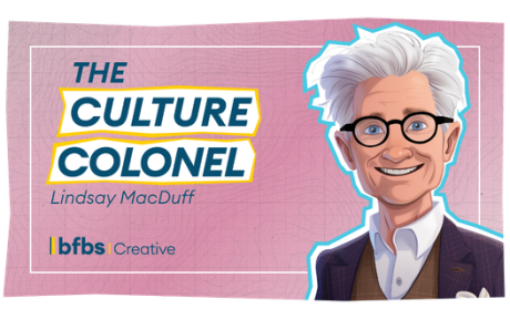 The Culture Colonel podcast artwork featuring an illustrated portrait of host Lindsay MacDuff.