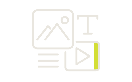 Full content creation icon. 